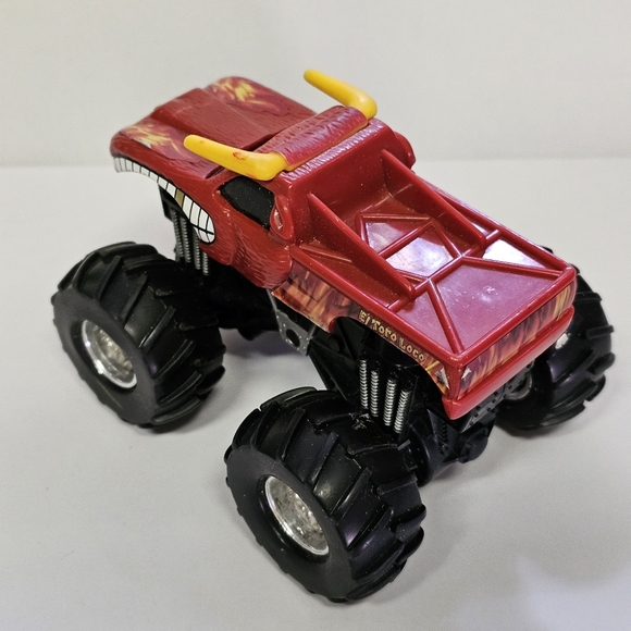 Buy 2, Get This FREE! Hot Wheels Monster Jam Truck El Toro Loco 1/64 Truck - Picture 6 of 10